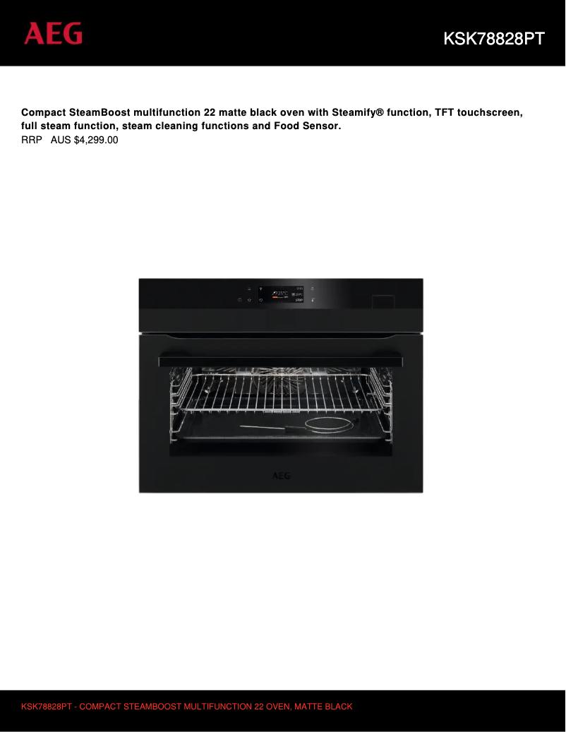 Image de la première page du manuel de l'appareil KSK78828PT