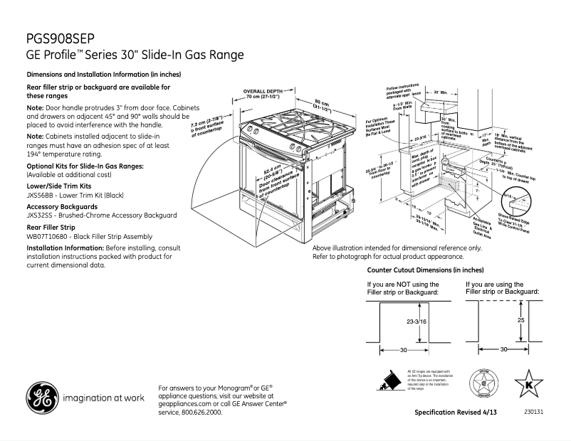 Image de la première page du manuel de l'appareil PGS908SEPSS