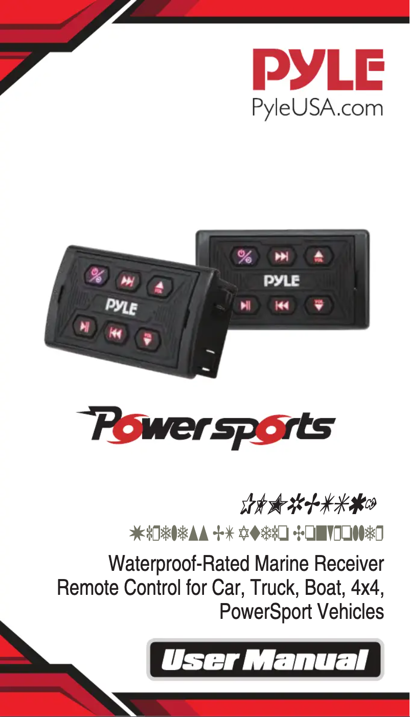 Page 1 de la notice Manuel utilisateur Pyle PLMRBTSQ1