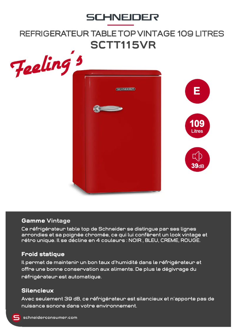 Image de la première page du manuel de l'appareil SCTT115VR