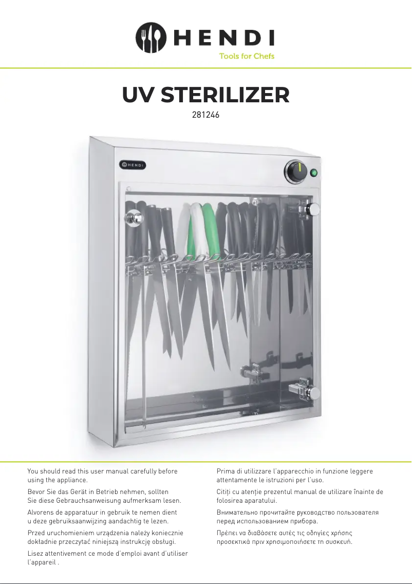 Page n°1 - Manuel utilisateur Hendi 281246