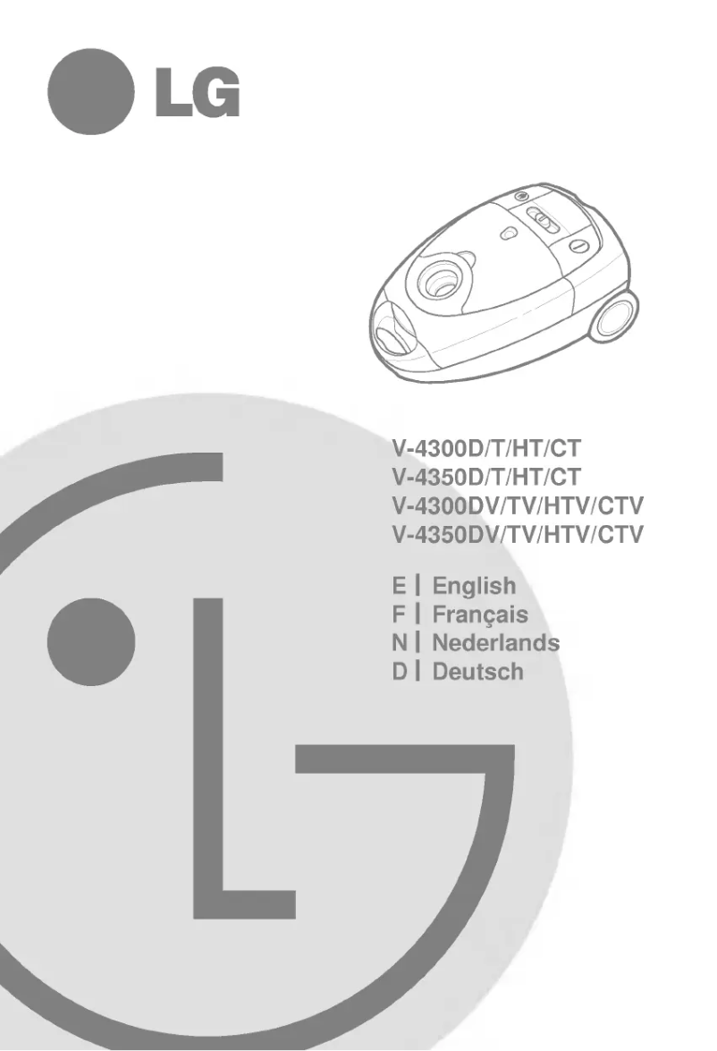 Page n°1 - Manuel utilisateur LG V-4350TV
