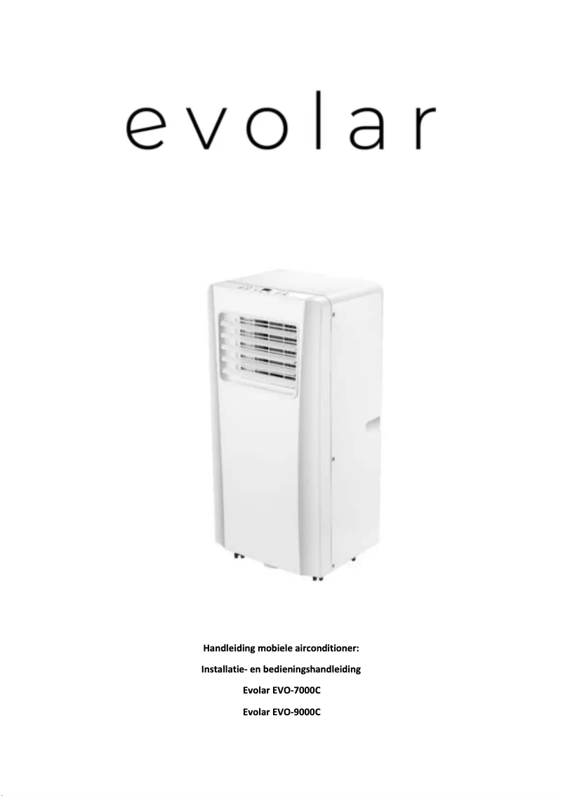 Page n°1 - Manuel utilisateur Evolar EVO-7000C