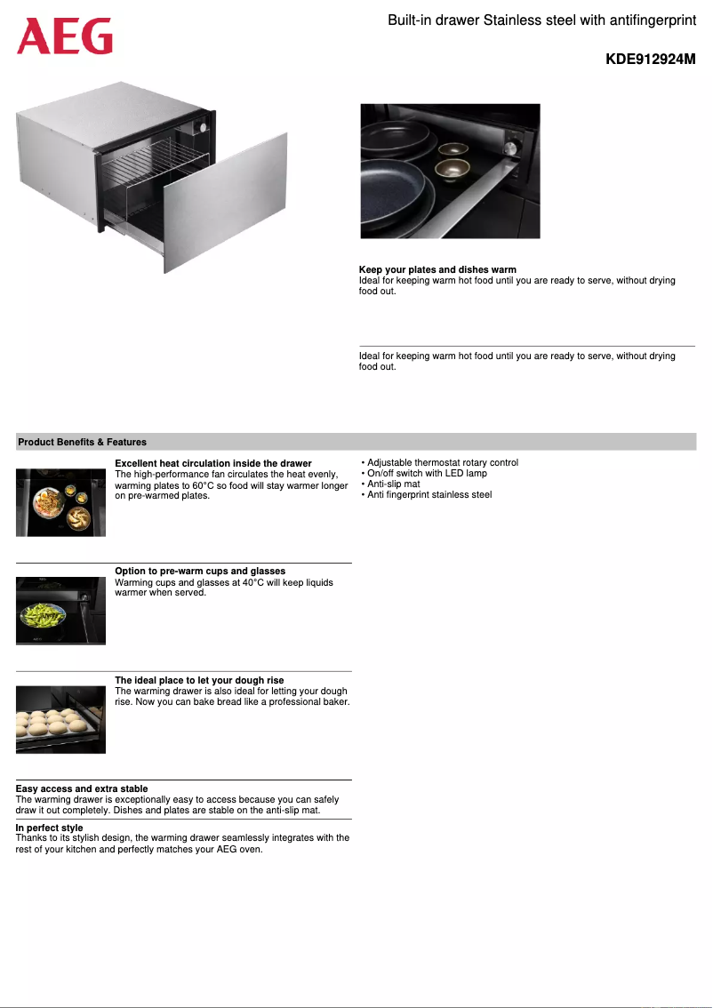 Image de la première page du manuel de l'appareil KDE912924M