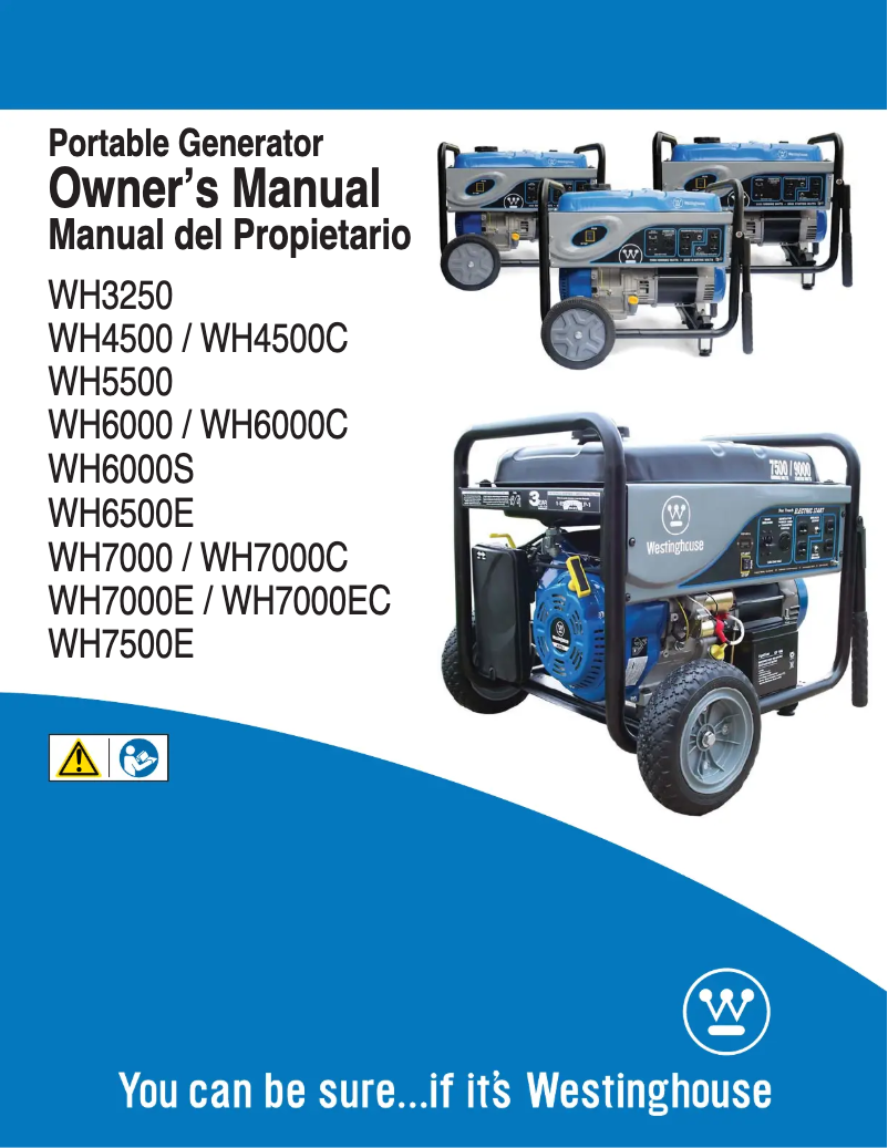 Page n°1 - Manuel utilisateur Westinghouse WH5500