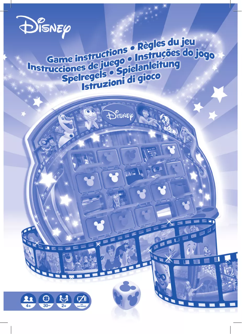 Page n°1 - Manuel utilisateur Jumbo Disney Guess The Film