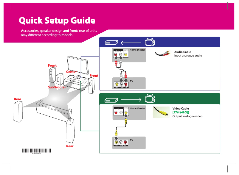Page 1 de la notice Guide d'installation LG NB2540