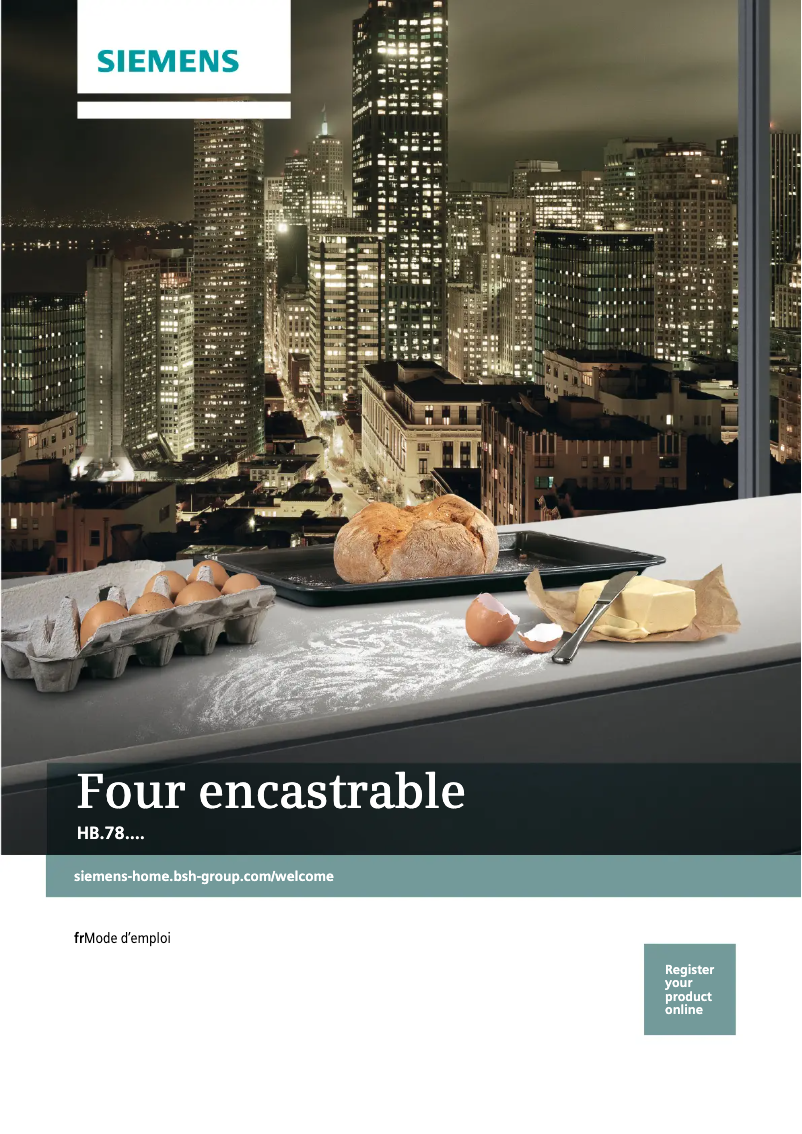 Page n°1 - Manuel utilisateur Siemens HB478G0B0