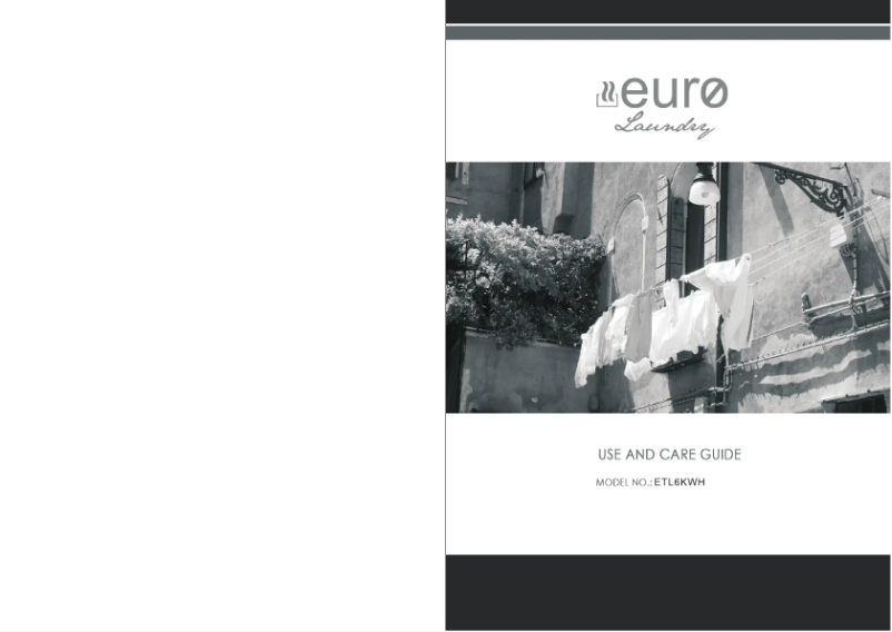 Page n°1 - Manuel utilisateur Euro Appliances ETL6KWH