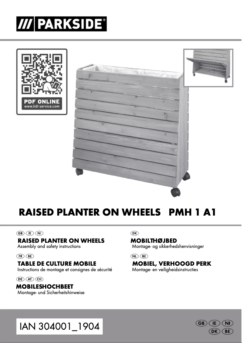 Image de la première page du manuel de l'appareil PMH 1 A1