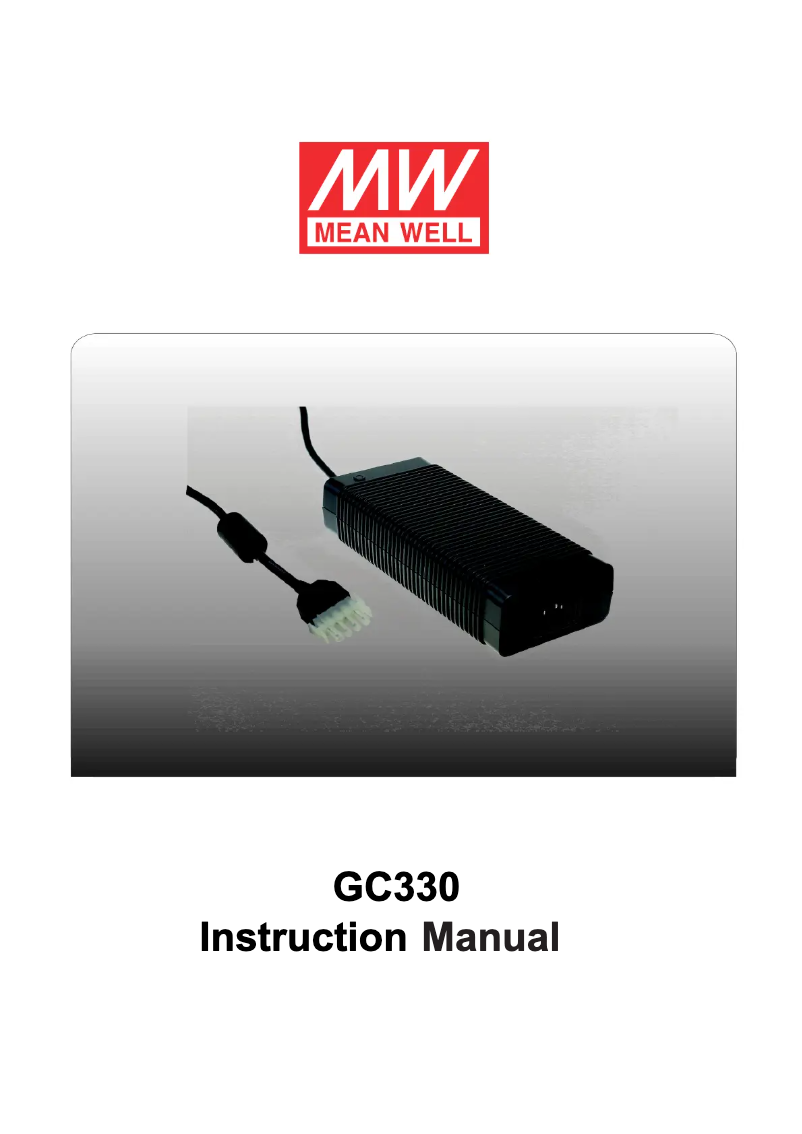 Image de la première page du manuel de l'appareil GC330