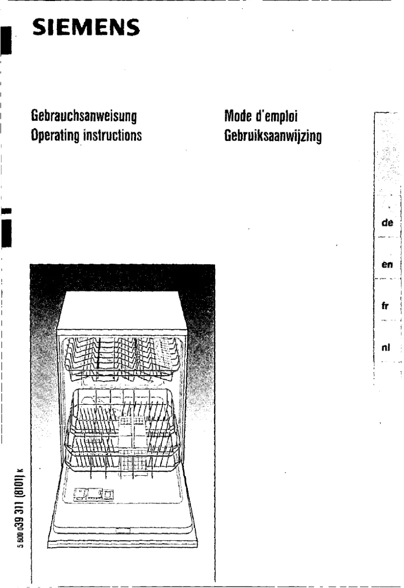 Page 1 de la notice Manuel utilisateur Siemens SE24268