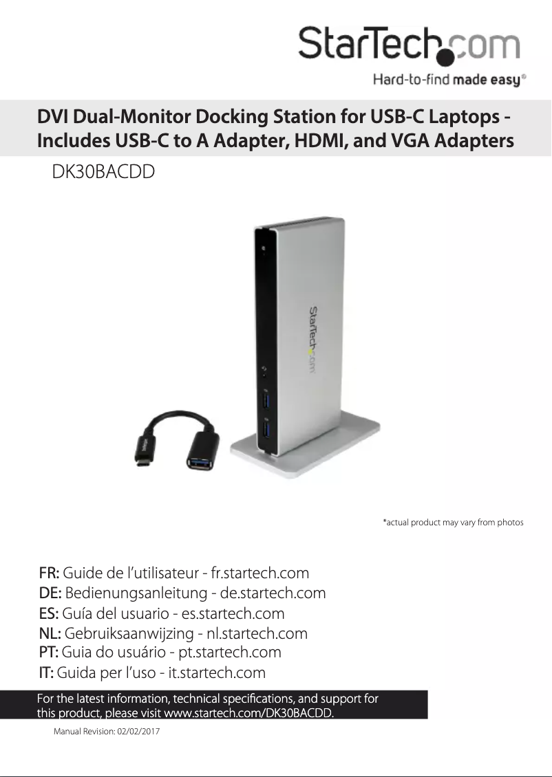 Image de la première page du manuel de l'appareil DK30BACDD