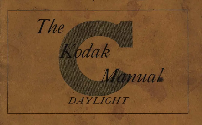 Page n°1 - Manuel utilisateur Kodak C Daylight