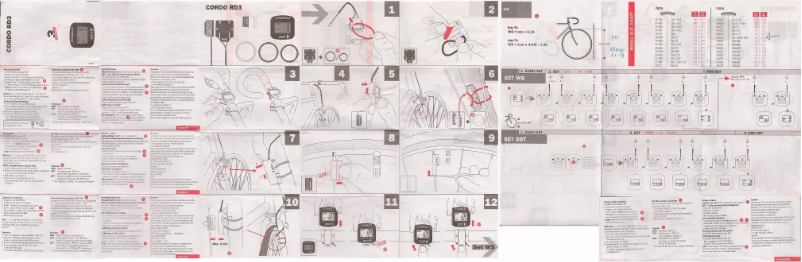 Page 1 de la notice Manuel utilisateur Cordo RD3