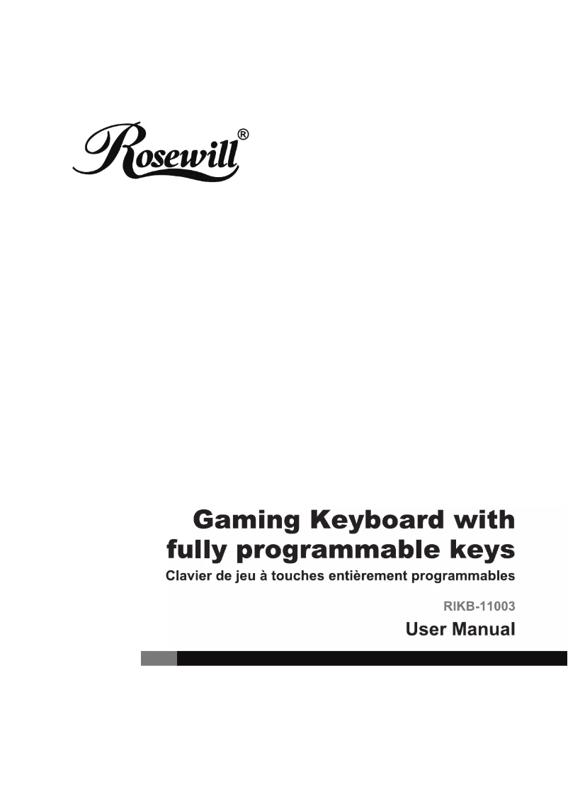 Image de la première page du manuel de l'appareil RK-8100