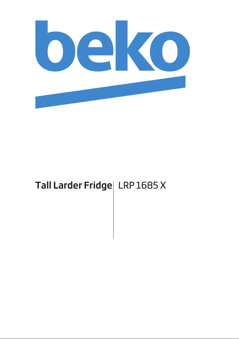Page 1 de la notice Manuel utilisateur Beko LRP1685X