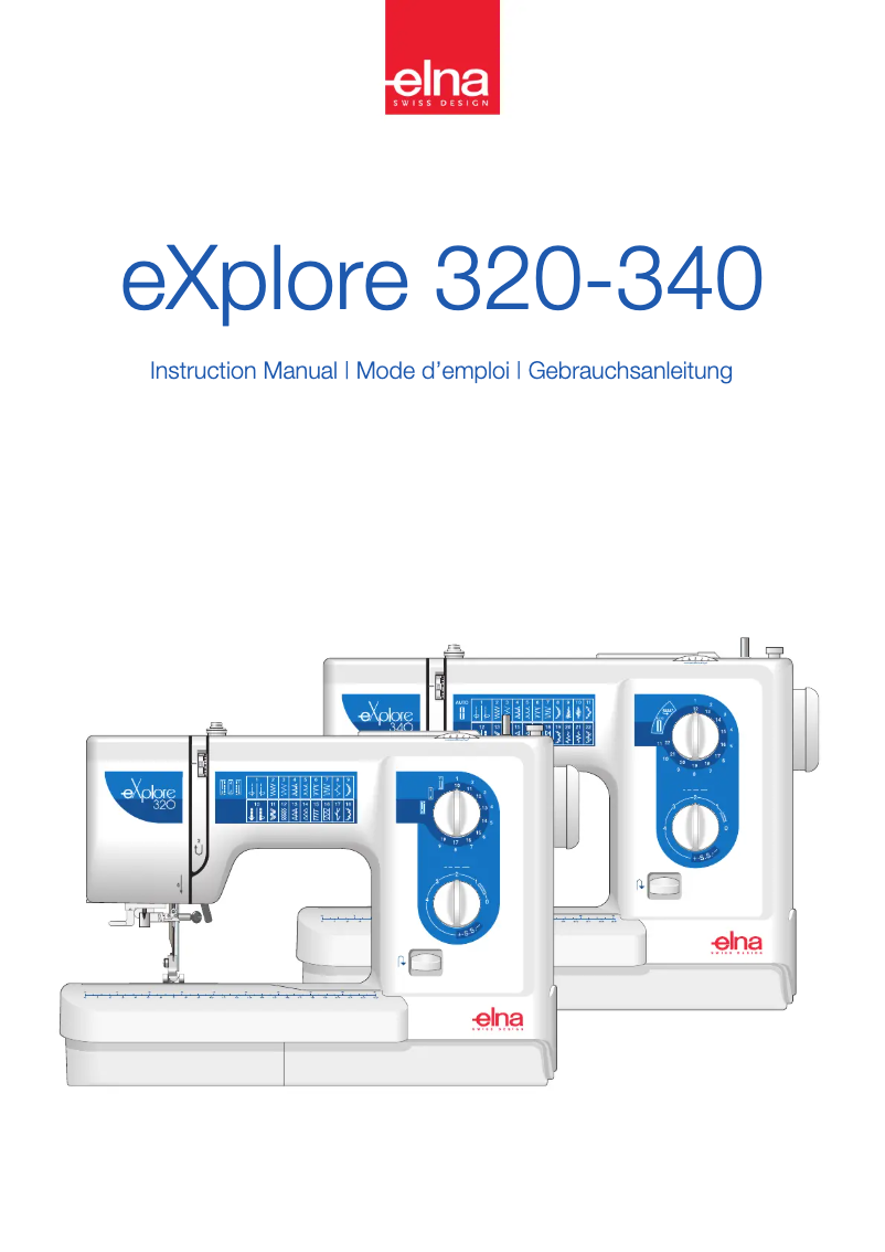 Image de la première page du manuel de l'appareil eXplore 340