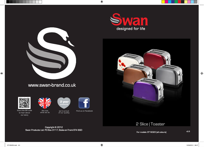 Página 1 del manual Manual de usuario Swan ST16020