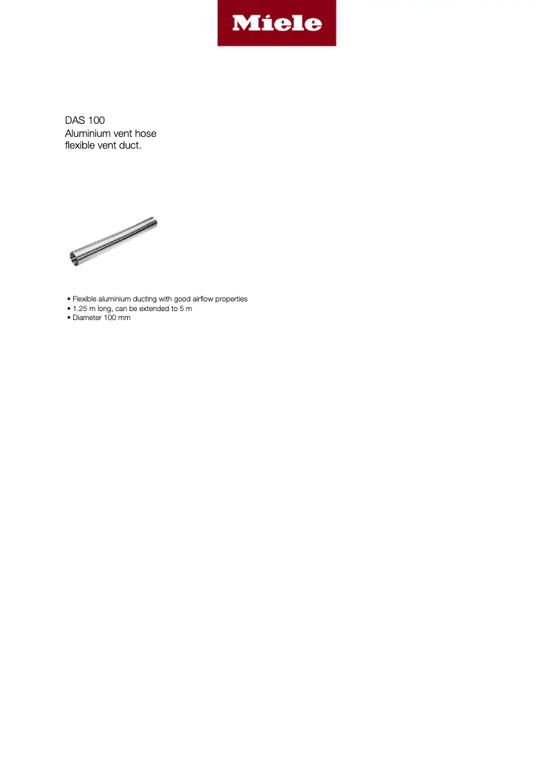 Image de la première page du manuel de l'appareil DAS 100