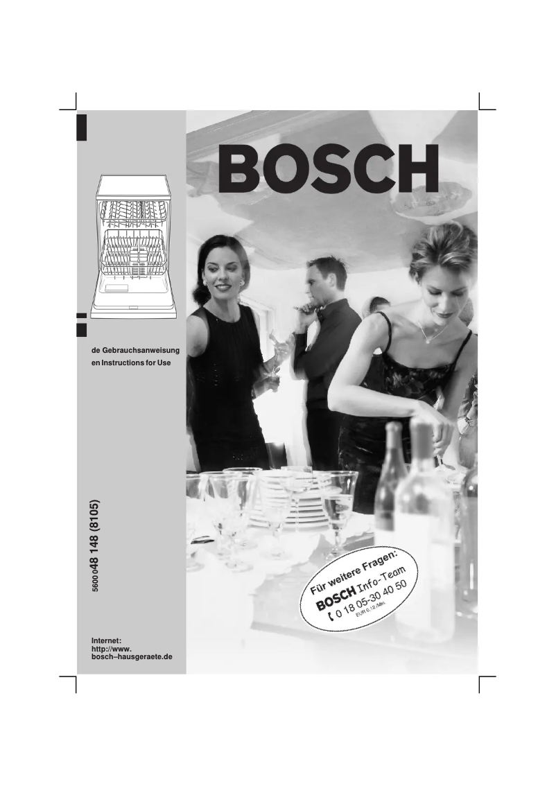 Page n°1 - Manuel utilisateur Bosch SGS0925