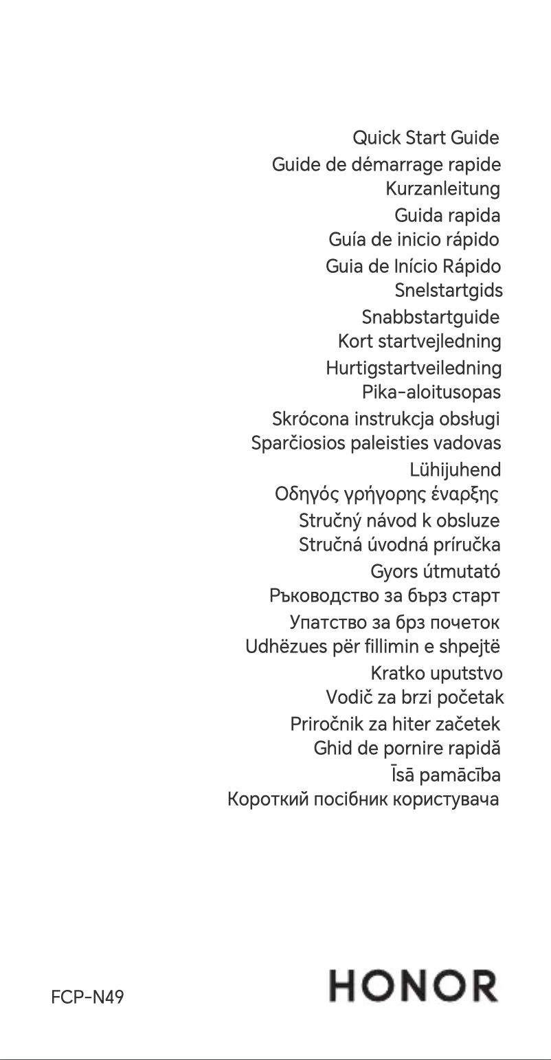 Imagen de la primera página del manual del dispositivo Magic V3