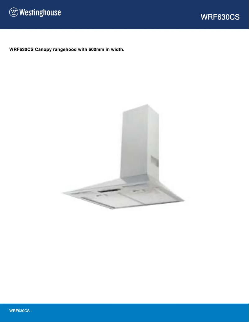 Image de la première page du manuel de l'appareil WRF630CS