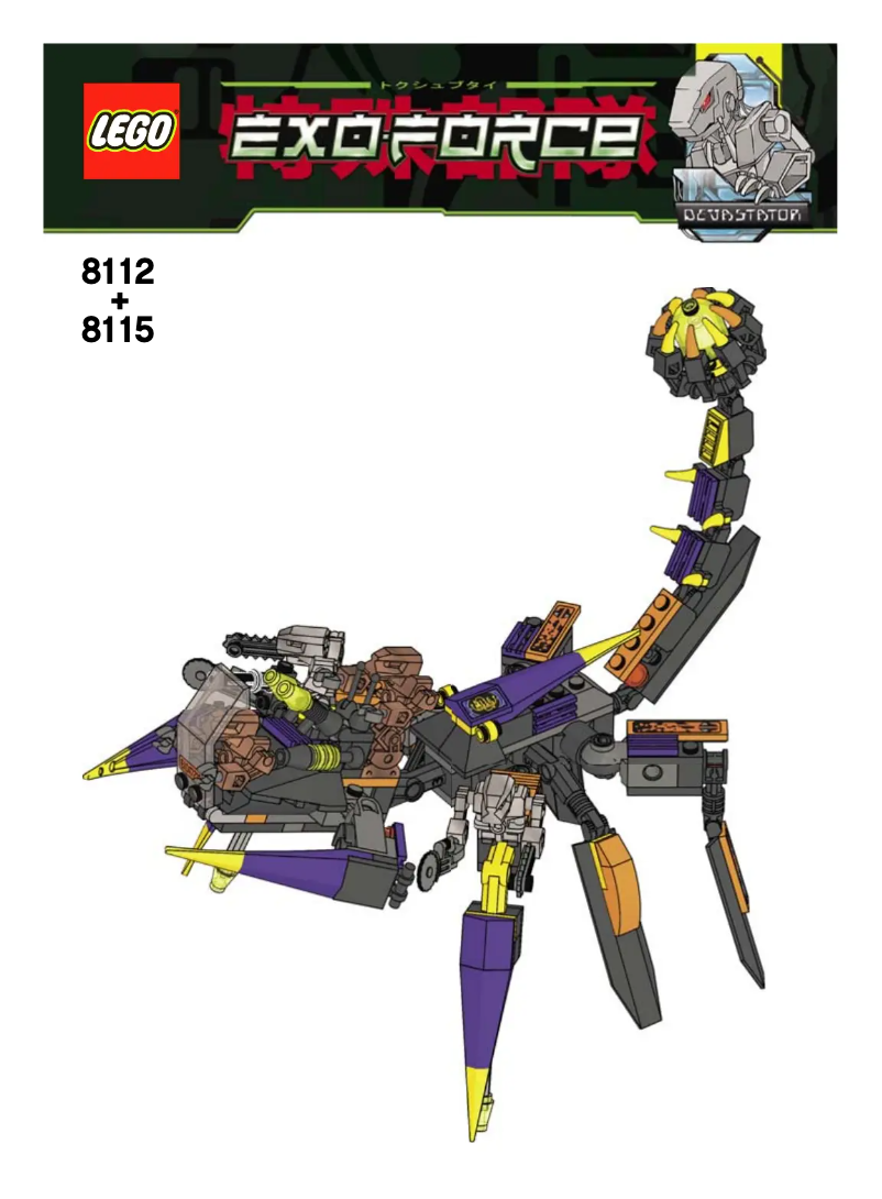 Page n°1 - Manuel utilisateur Lego Battle Arachnoid