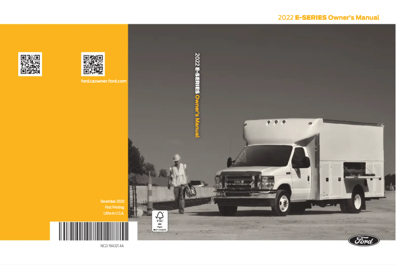 Página 1 del manual Manual de usuario Ford E-350 (2022)
