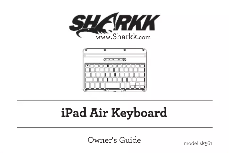 Image de la première page du manuel de l'appareil SK561