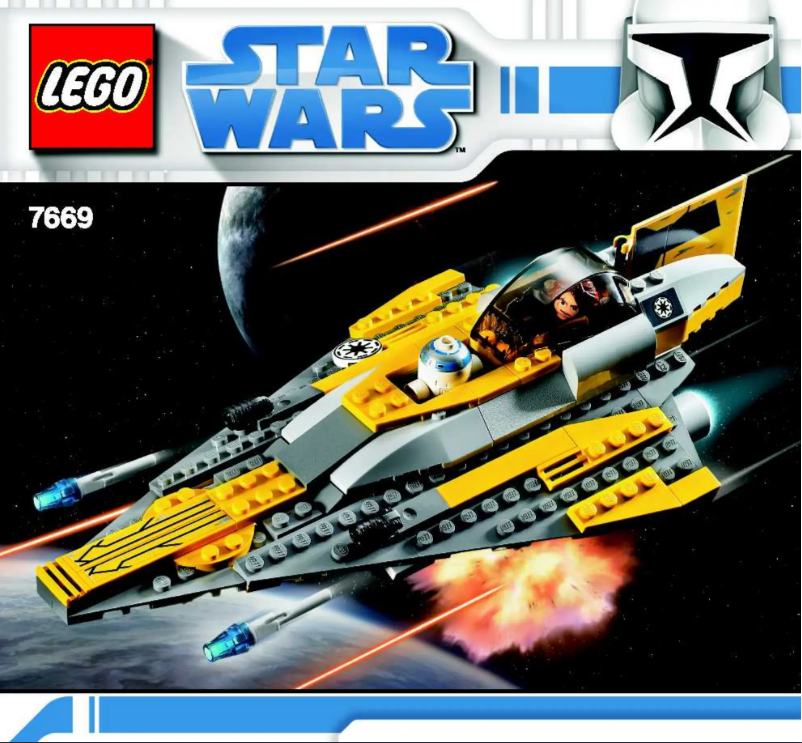 Page 1 de la notice Manuel utilisateur Lego Star Wars 7669
