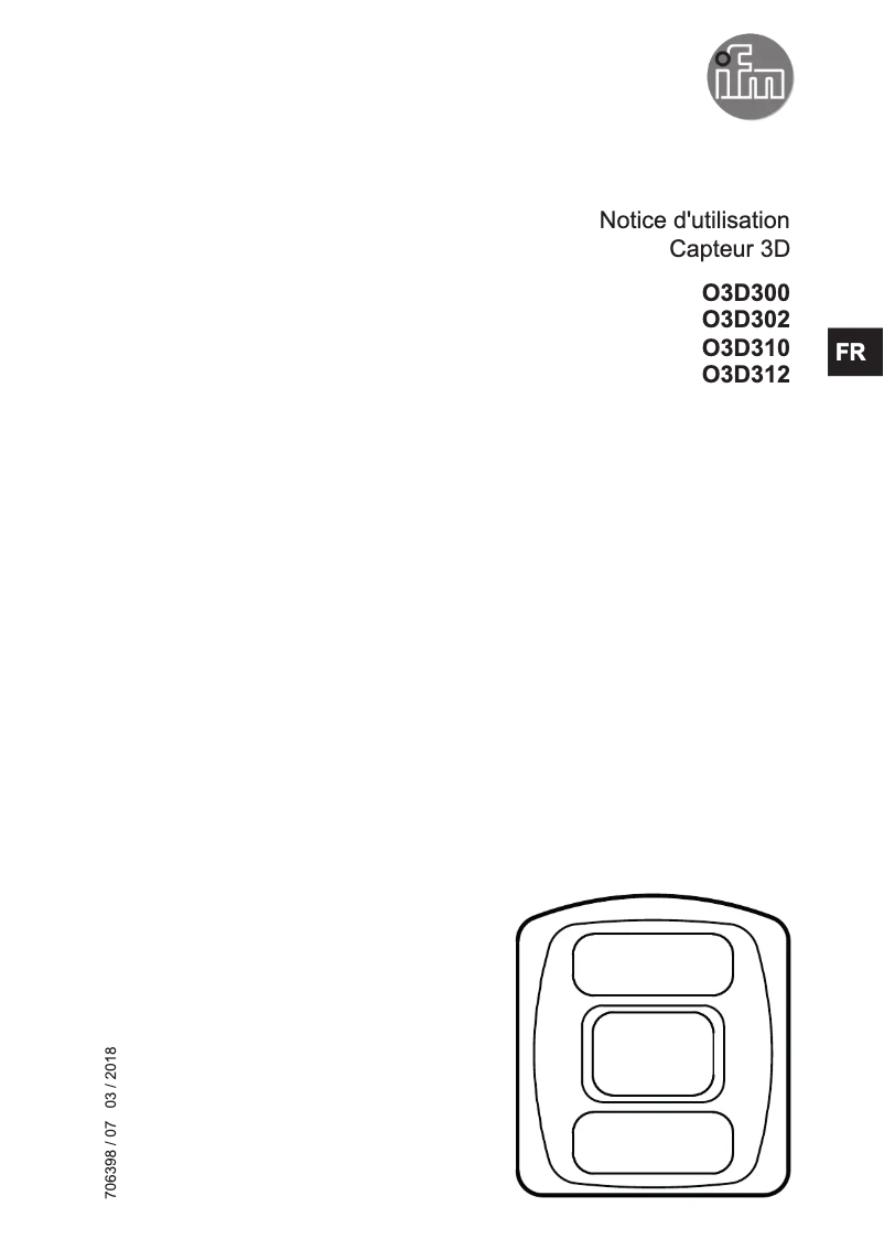Page n°1 - Manuel utilisateur IFM O3D310
