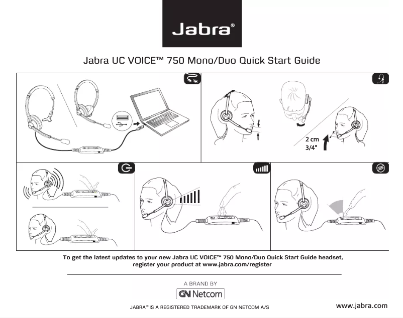 Imagen de la primera página del manual del dispositivo UC Voice 750 Duo
