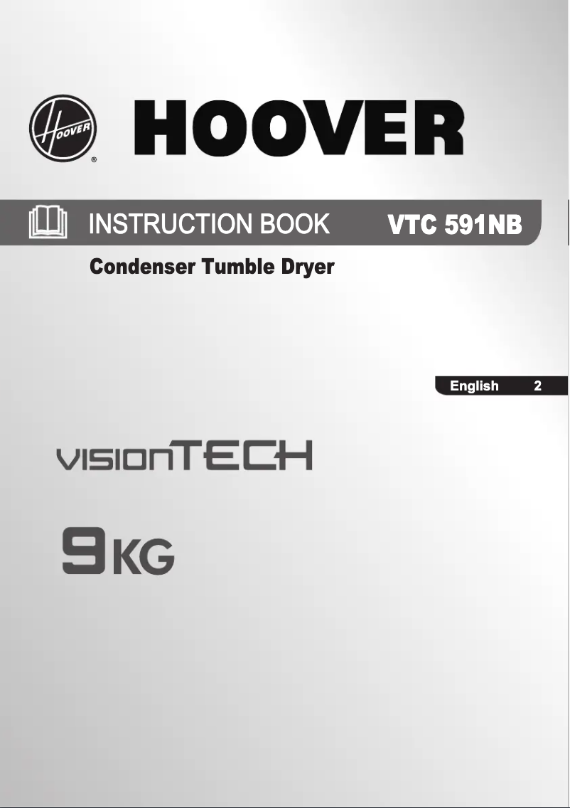 Page n°1 - Manuel utilisateur Hoover VTC 591NB-80