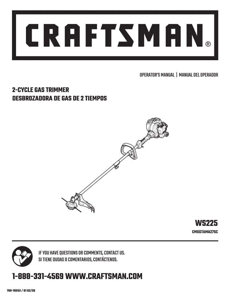 Page 1 de la notice Manuel utilisateur Craftsman CMXGTAMA27SC