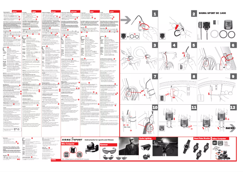 Image de la première page du manuel de l'appareil BC 1400