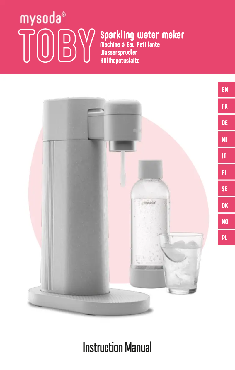 Page n°1 - Manuel utilisateur MySoda Toby