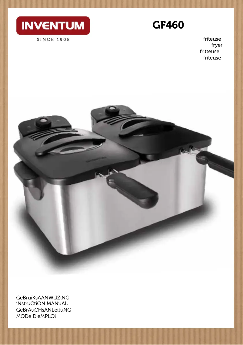 Page n°1 - Manuel utilisateur Inventum GF460