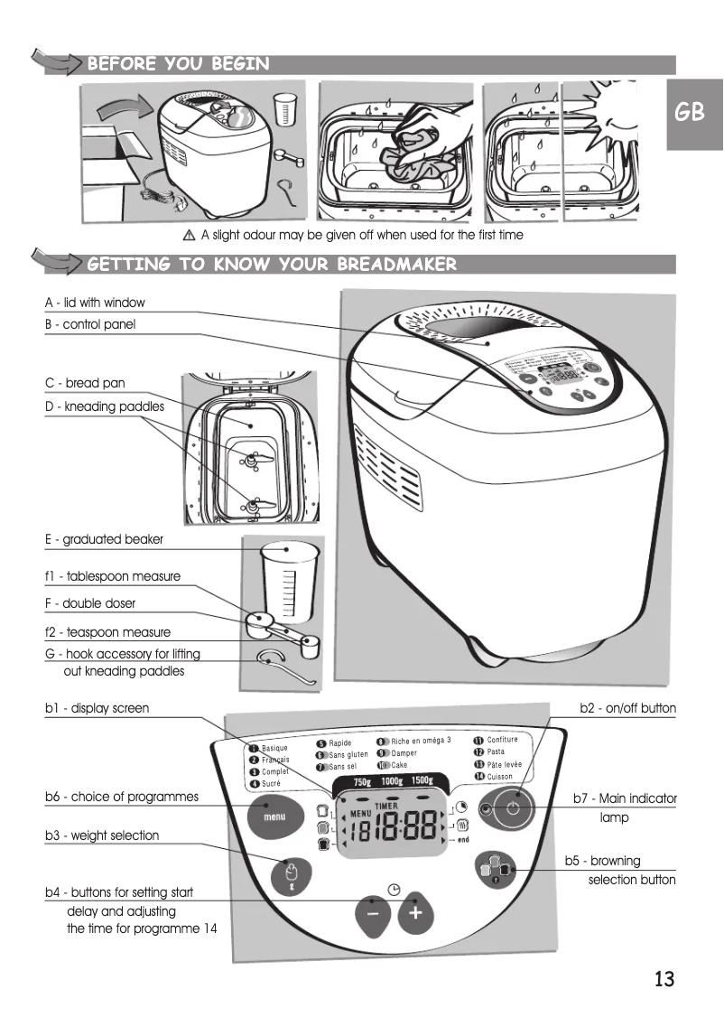 Página 1 del manual Manual de usuario Kenwood XD-652