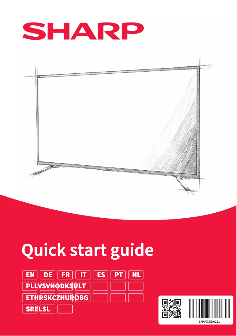 Page n°1 - Manuel utilisateur Sharp 42CG3E