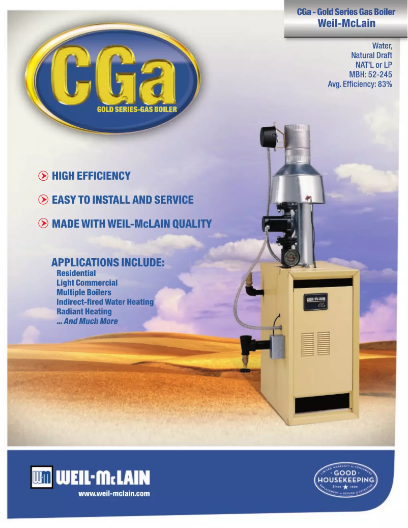 Image de la première page du manuel de l'appareil CGA