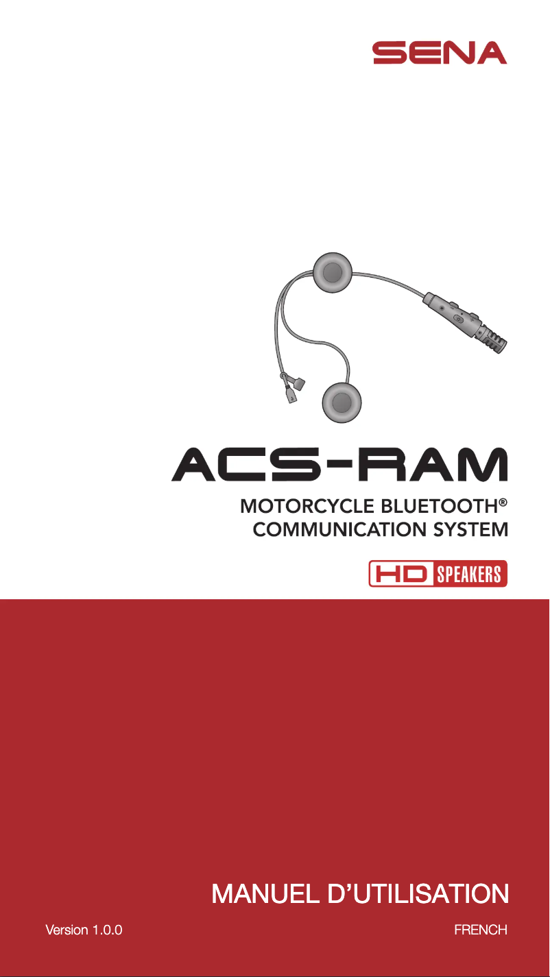 Image de la première page du manuel de l'appareil ACS–RAM