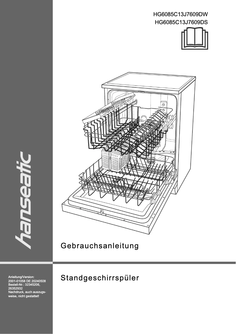 Page n°1 - Manuel utilisateur Hanseatic HG6085C13J7609DW