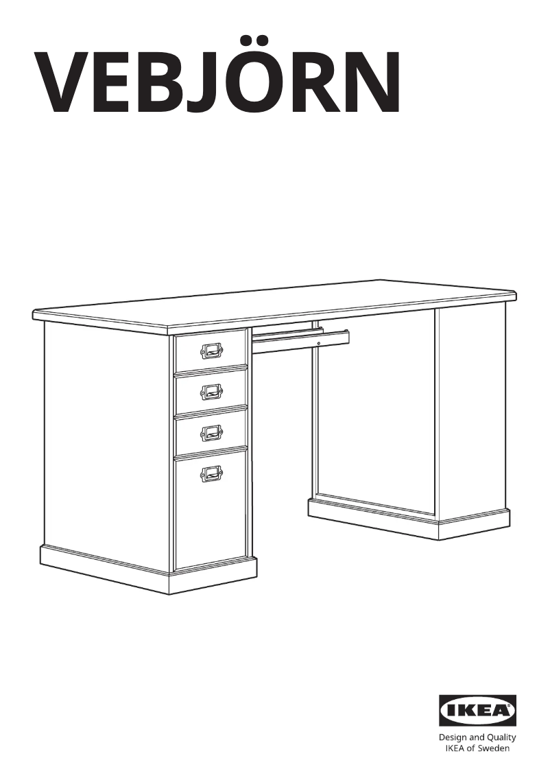 Image de la première page du manuel de l'appareil VEBJÖRN 604.608.38