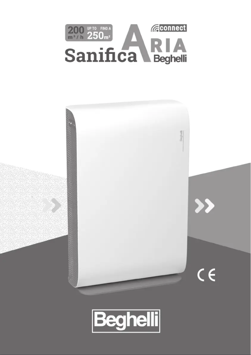 Page n°1 - Manuel utilisateur Beghelli SanificaAria 200 Connect