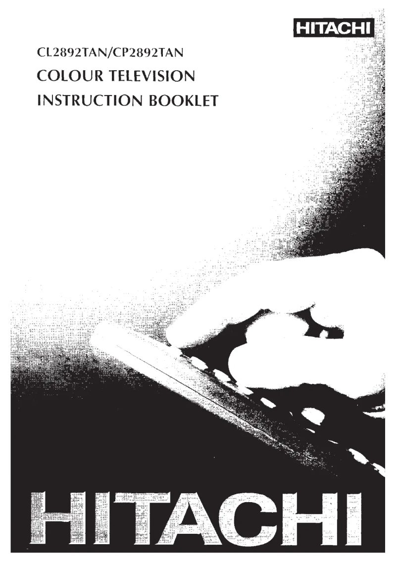 Page 1 de la notice Manuel utilisateur Hitachi CL2892TAN