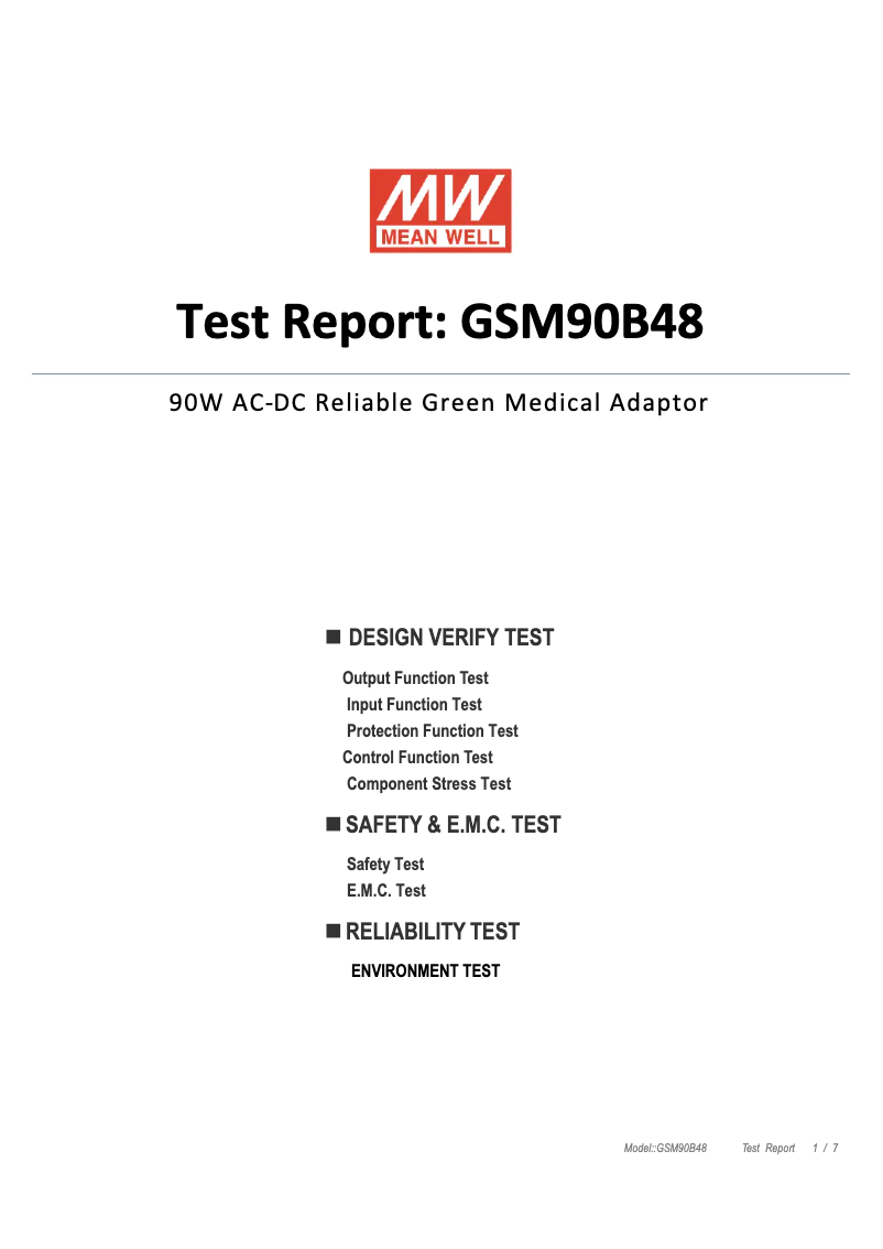 Image de la première page du manuel de l'appareil GSM90B48-P1M