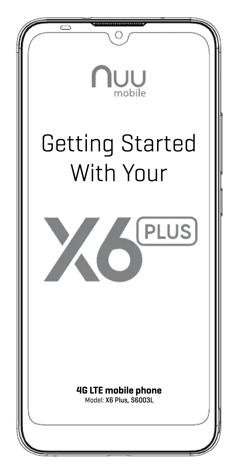 Page n°1 - Manuel utilisateur NUU Mobile X6 Plus