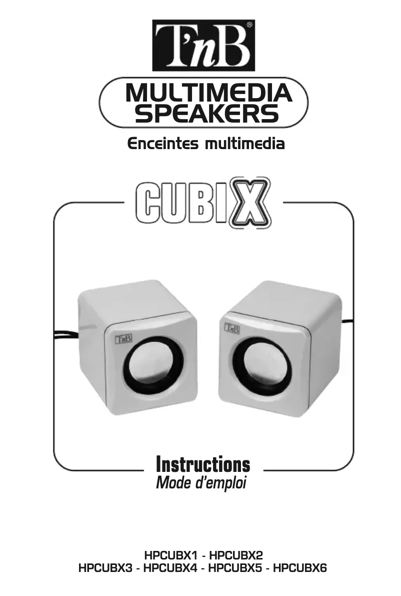 Page 1 de la notice Manuel utilisateur T'nB HPCUBX2