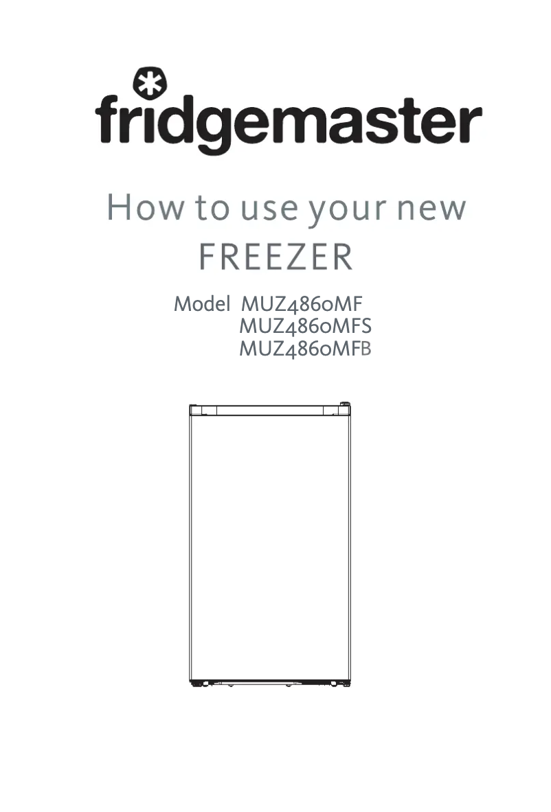 Page n°1 - Manuel utilisateur Fridgemaster MUZ4860MFB